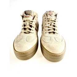 Sneakers beż /wąż 13