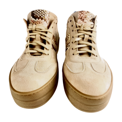 Sneakers beż /wąż 13